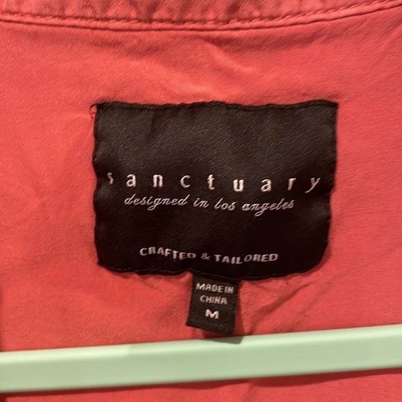 Sanctuary Field Tie Jacket - Size Medium Orange - Picture 3 of 11